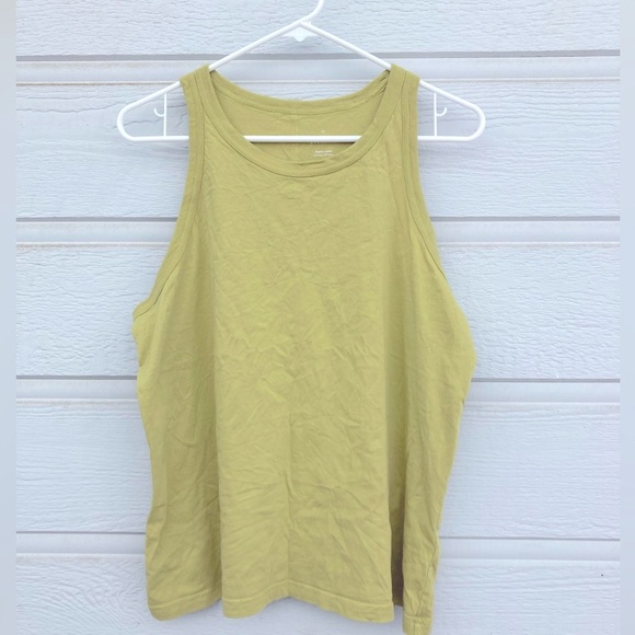 Everlane Cutaway Tank Top Green Leek XXL - Picture 2 of 8